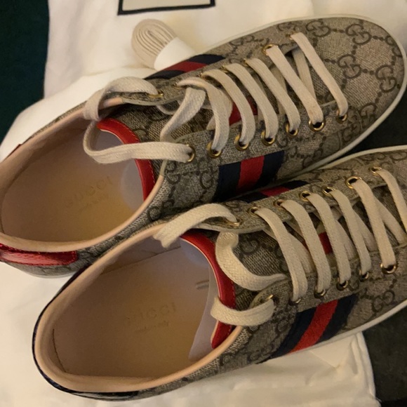 GUCCI SUPREME Aces Low 💯 Authentic - Picture 9 of 13